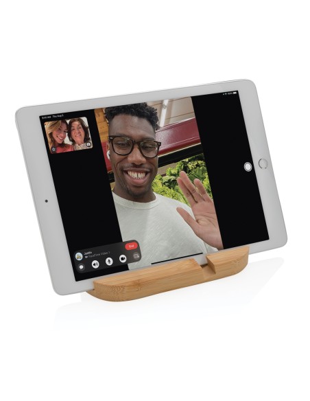Porta tablet e smartphone in bambù Porta tablet e smartphone in bambù